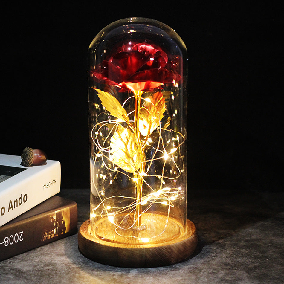 Little Prince Rose Glass Cover