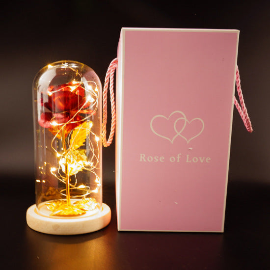 Little Prince Rose Glass Cover