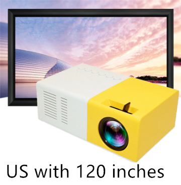 Portable 3D Home Cinema Mini Projector!