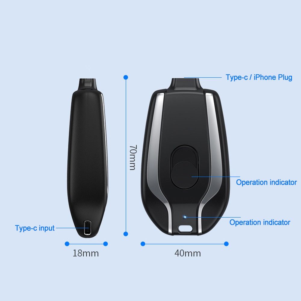 Mini Keychain Charger