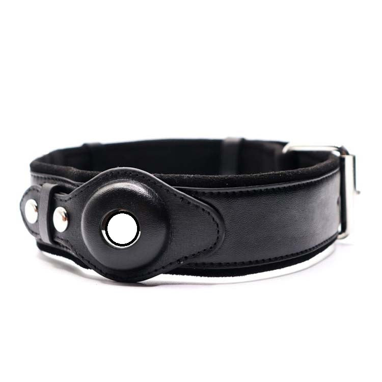 Location Tracker First Layer Leather Dog Pet Collar