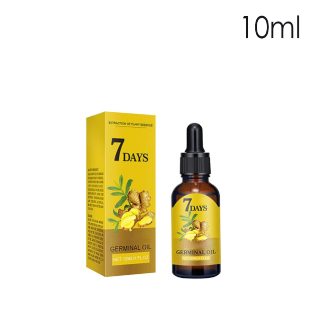 10/15/20/40ml Ginger Hair Loss Treatment Fast Hair Regrowth Essential Oil 7 Days Anti-loss Strong the Root of Hair Serum