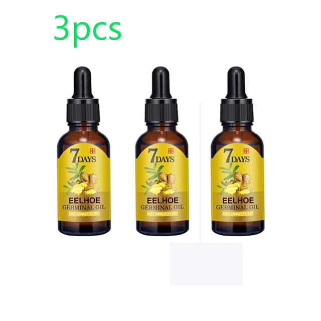 10/15/20/40ml Ginger Hair Loss Treatment Fast Hair Regrowth Essential Oil 7 Days Anti-loss Strong the Root of Hair Serum